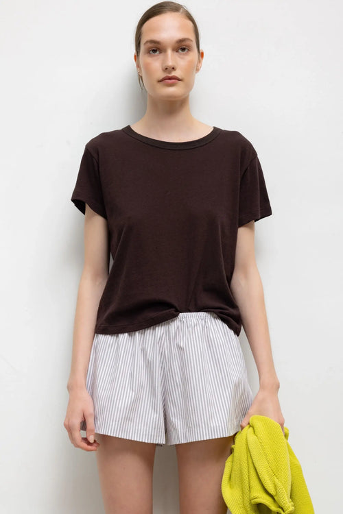 Laura Margo Tee - Chocolate - Image 1