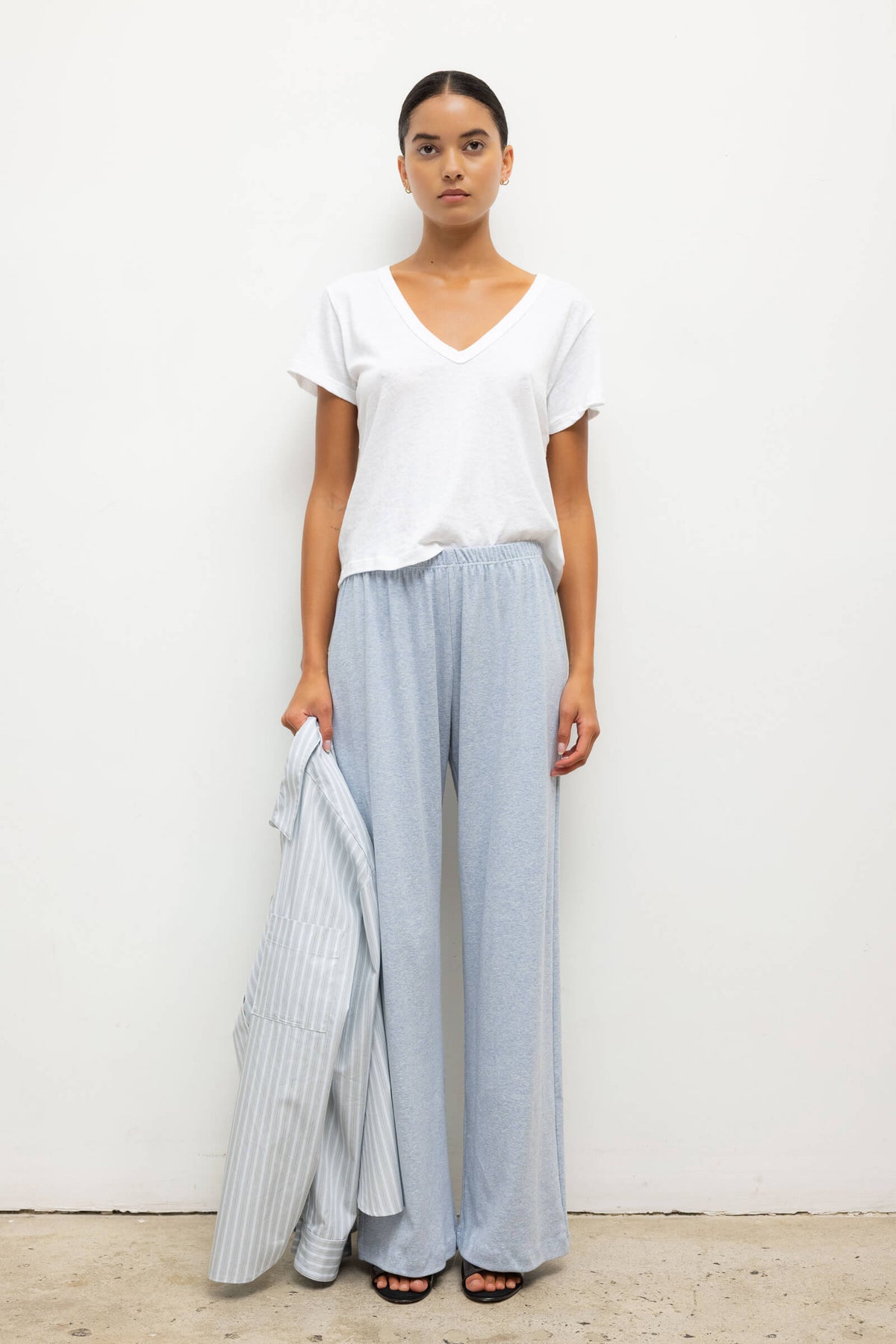 Nando Lounge Pant - Ciel Melange - Image 1