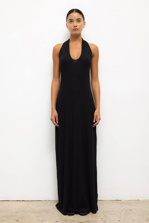 Lauren Halter Maxi Dress - Black - Image 1