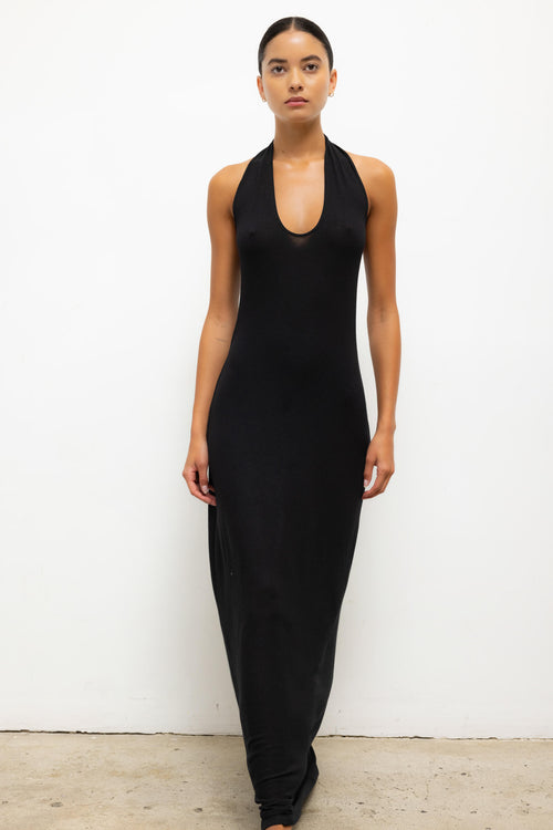 Lauren Halter Maxi Dress - Black - Image 3