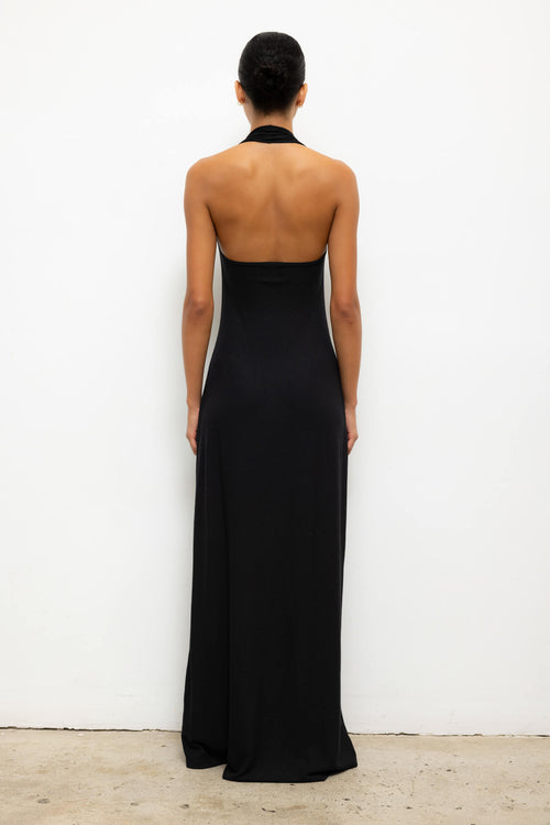 Lauren Halter Maxi Dress - Black - Image 5