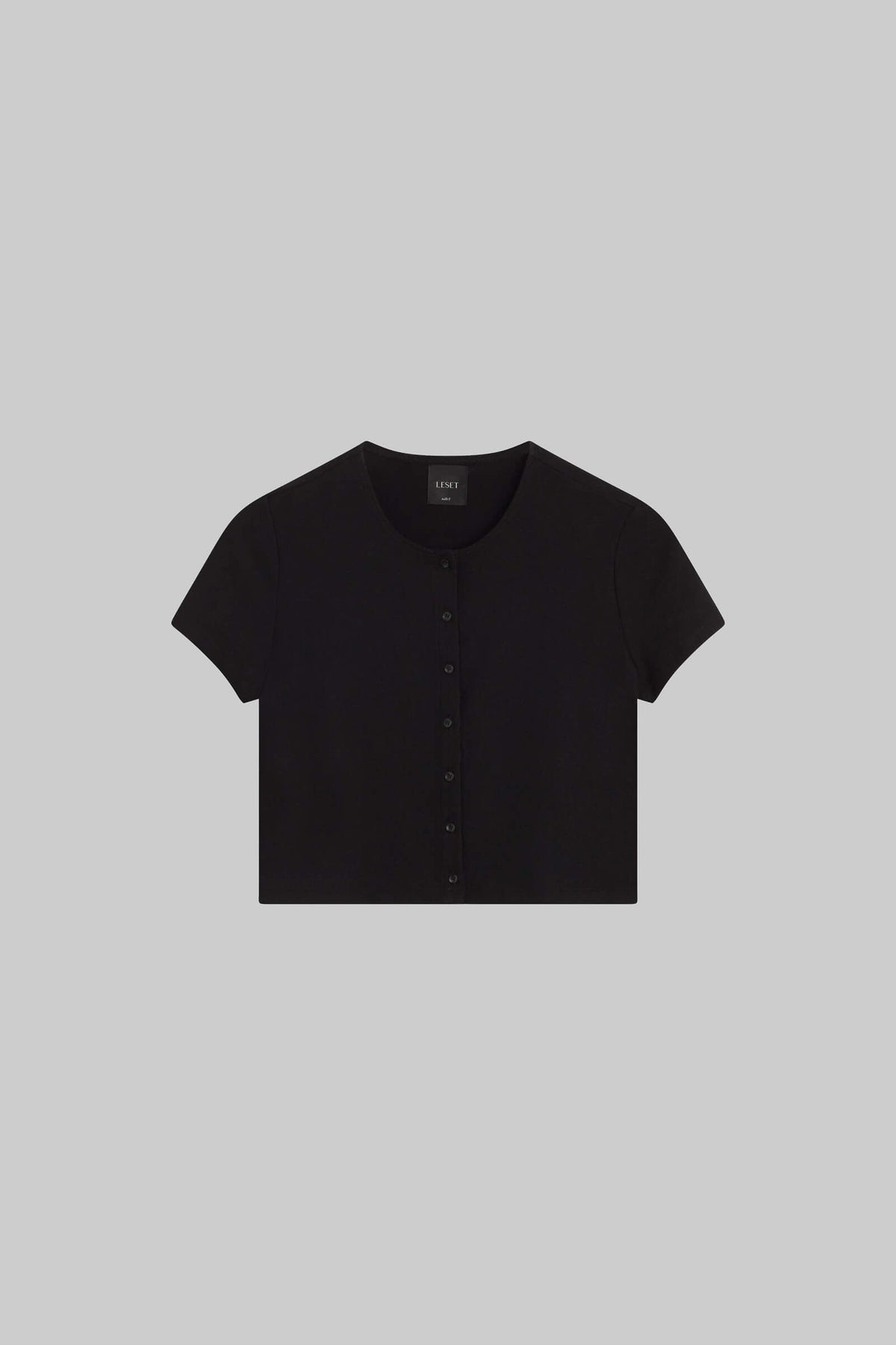 Lauren Short Sleeve Cardigan - Black - Image 2