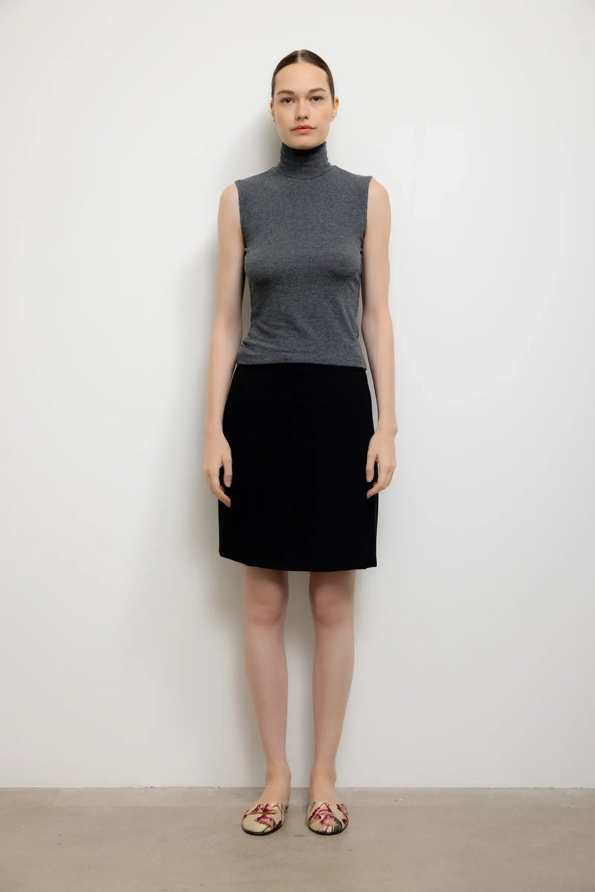 Arielle Wrap Skirt - Black - Image 1