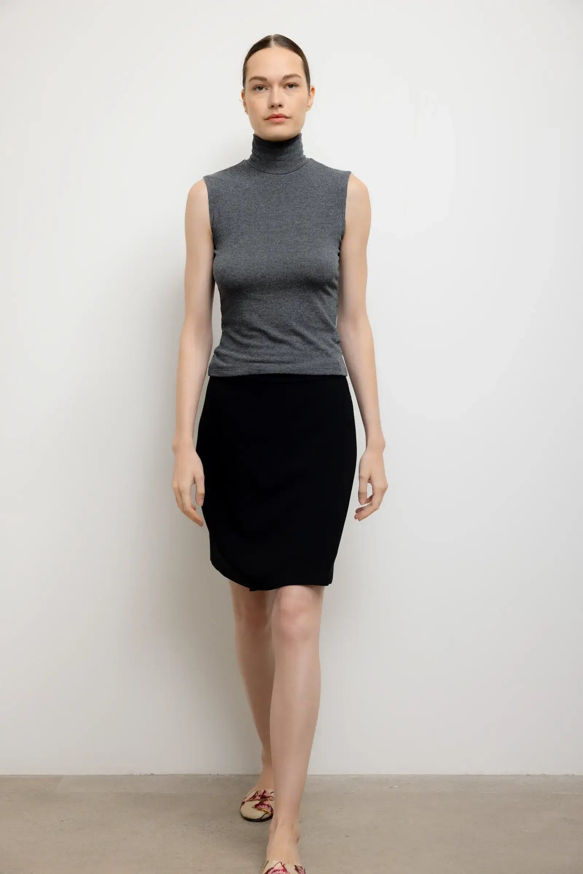 Arielle Wrap Skirt - Black - Image 3