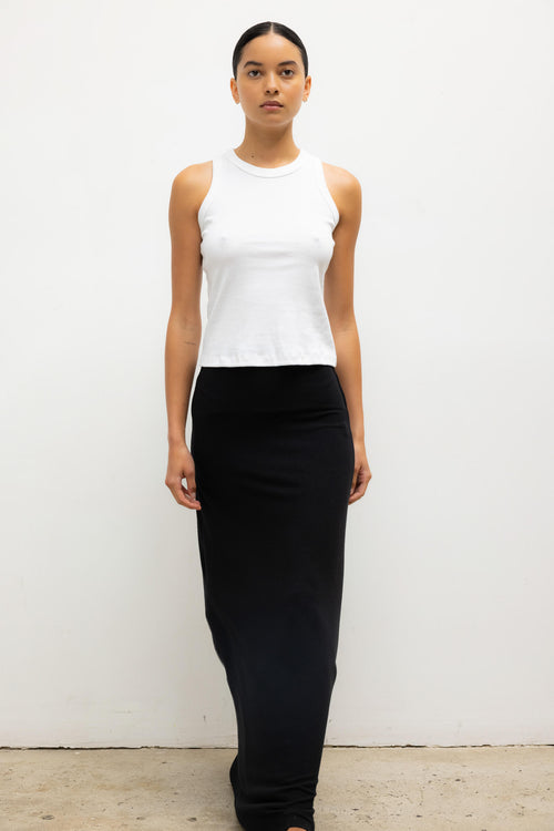 Lauren High Waist Maxi Skirt - Black - Image 3