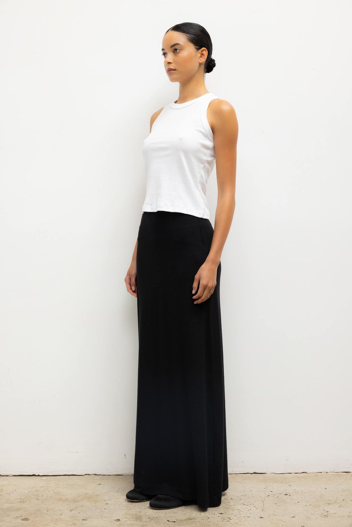 Lauren High Waist Maxi Skirt - Black - Image 5