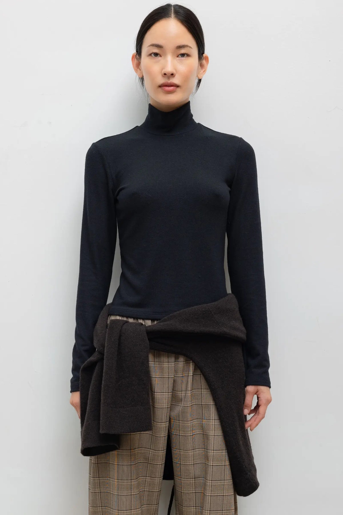 Lauren Long Sleeve Turtleneck - Black - Image 1