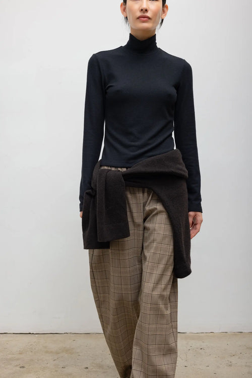 Lauren Long Sleeve Turtleneck - Black - Image 5