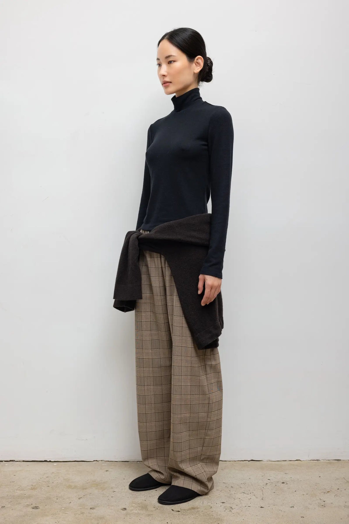 Lauren Long Sleeve Turtleneck - Black - Image 6