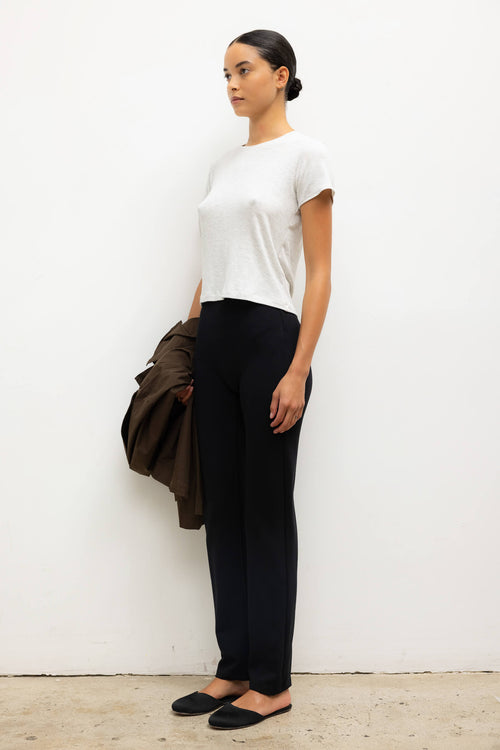 Rio High Waist Straight Pant - Black - Image 5