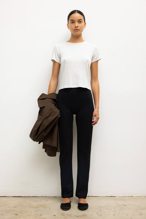 Rio High Waist Straight Pant - Black - Image 1