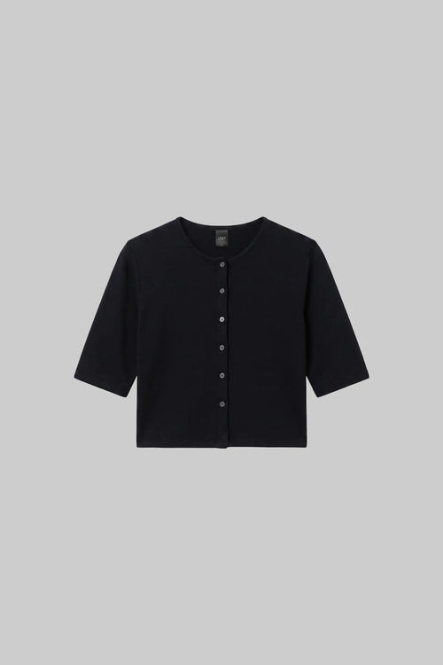 Lauren Mid Sleeve Cardigan - Black - Image 2