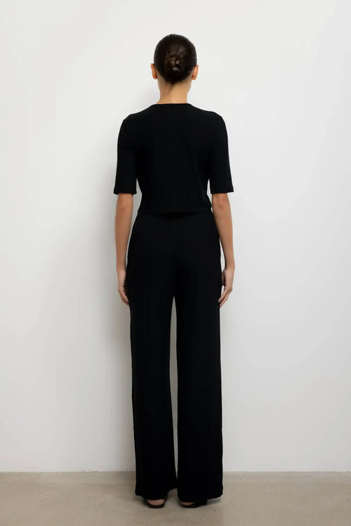 Lauren Mid Sleeve Cardigan - Black - Image 7