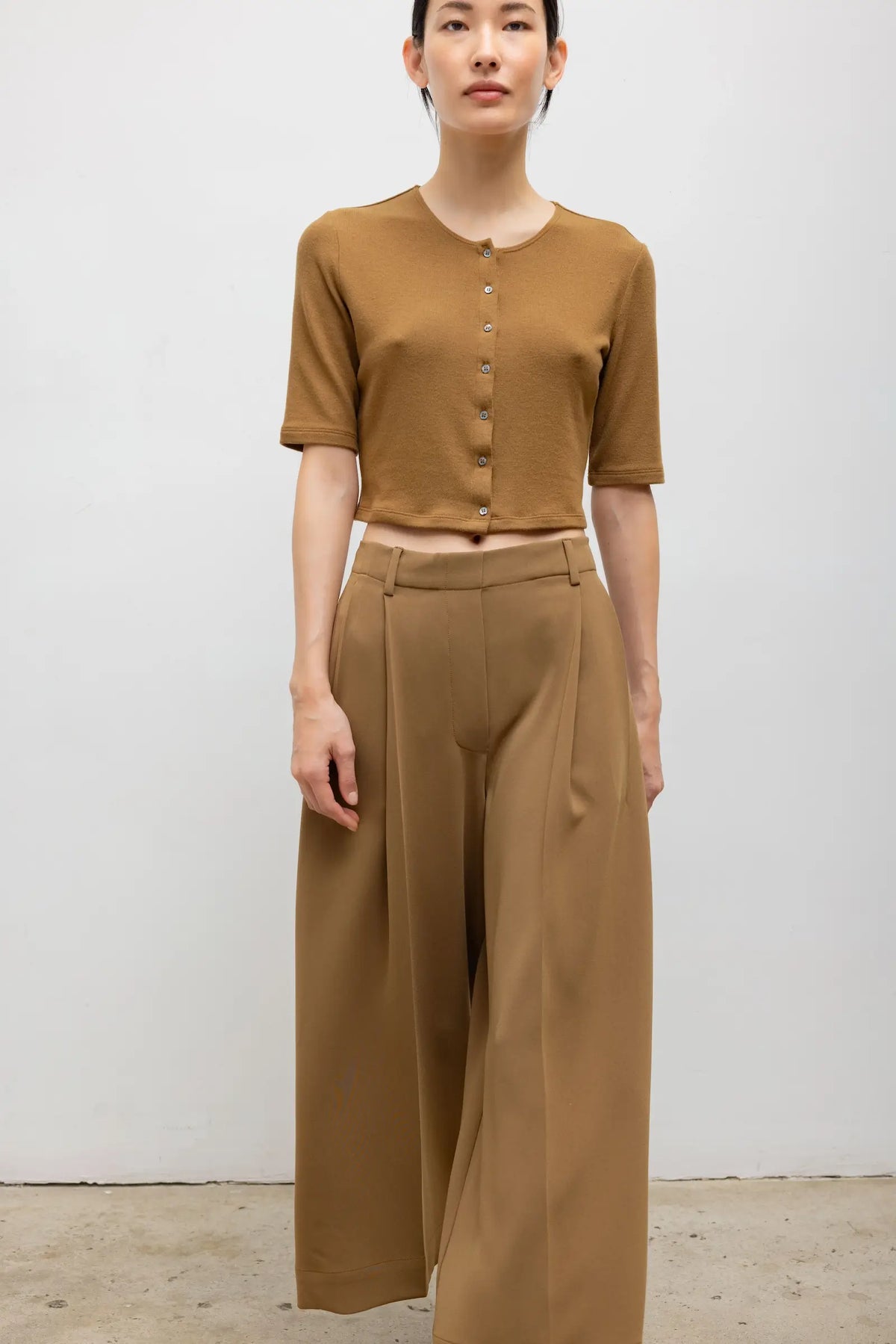 Lauren Mid Sleeve Cardigan - Tortoise - Image 5