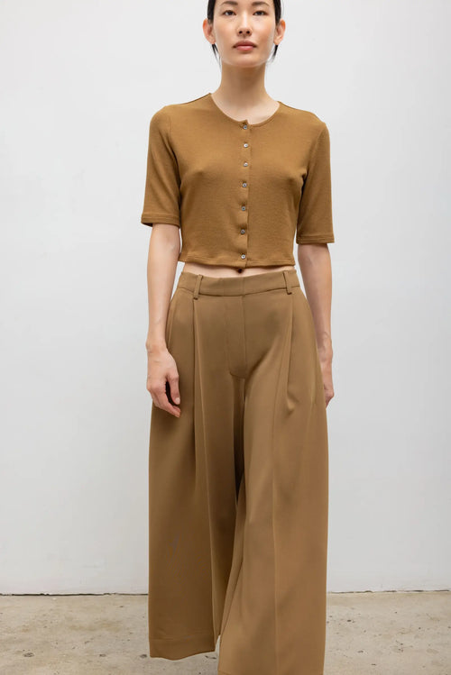 Lauren Mid Sleeve Cardigan - Tortoise - Image 5