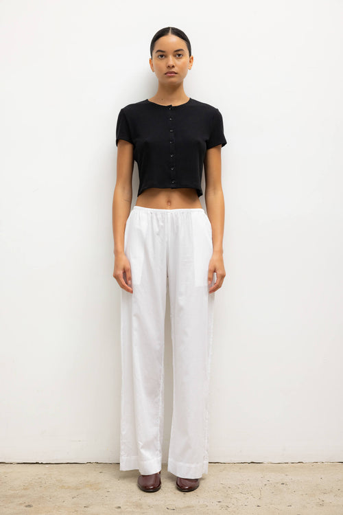 Lauren Short Sleeve Cardigan - Black - Image 3