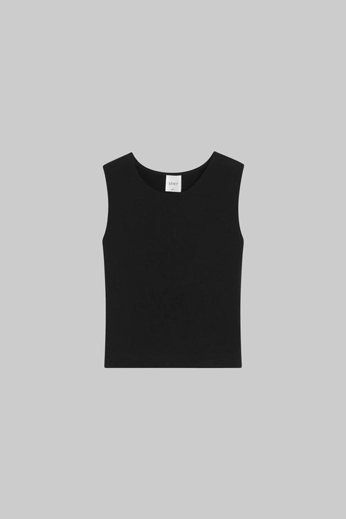 Lauren Sleeveless Crewneck - Black - Image 2