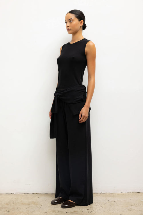 Lauren Sleeveless Crewneck - Black - Image 6