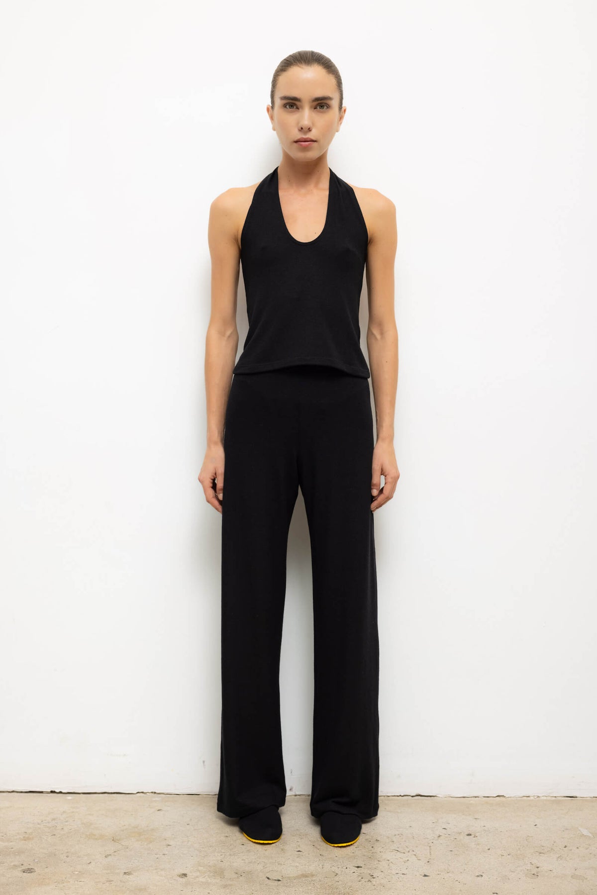 Lauren Wide Leg Pant - Black - Image 1