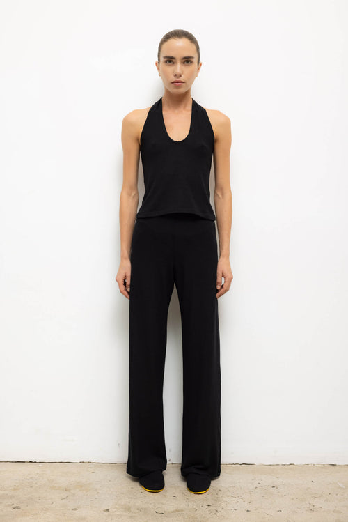 Lauren Wide Leg Pant - Black - Image 1