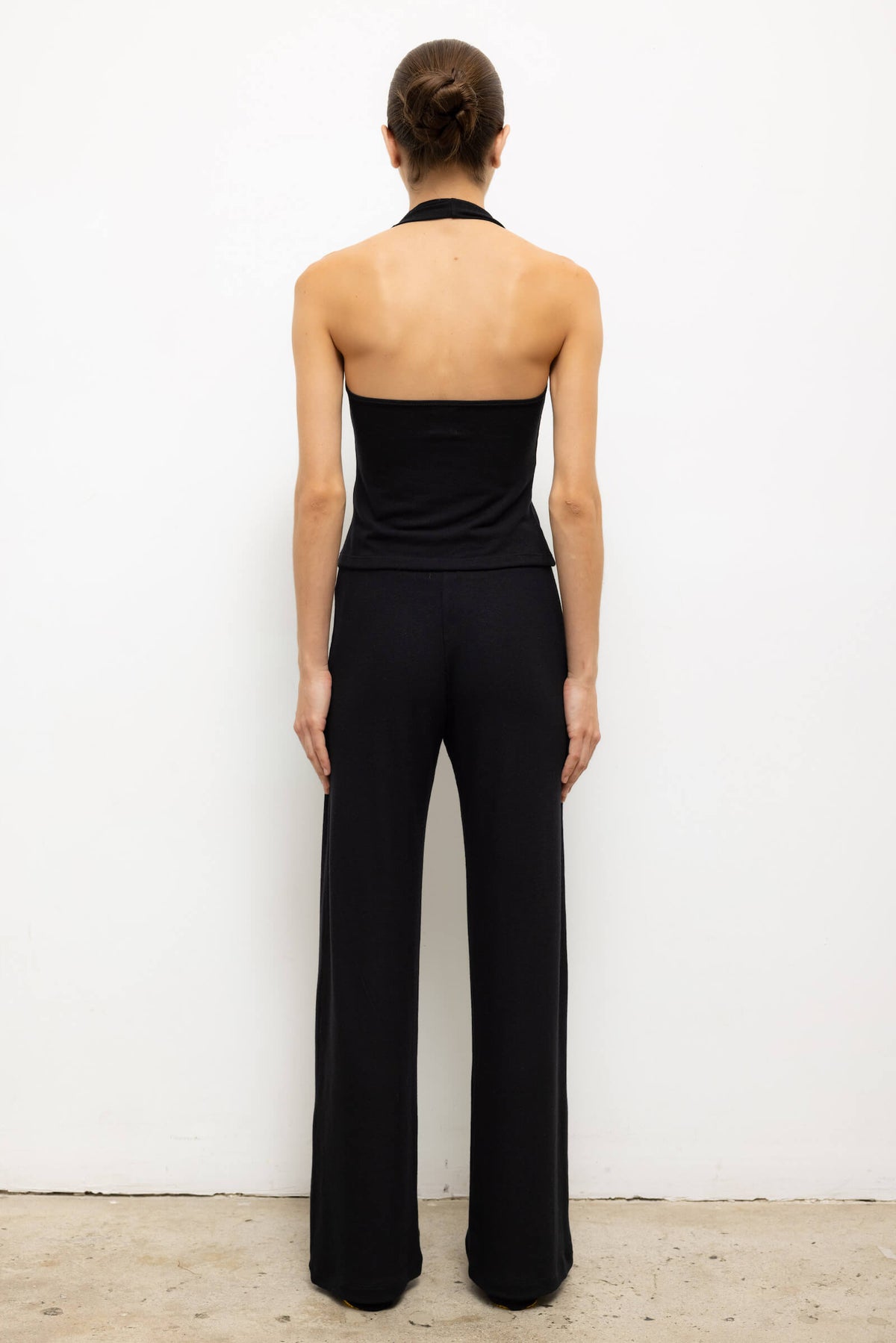 Lauren Wide Leg Pant - Black - Image 5