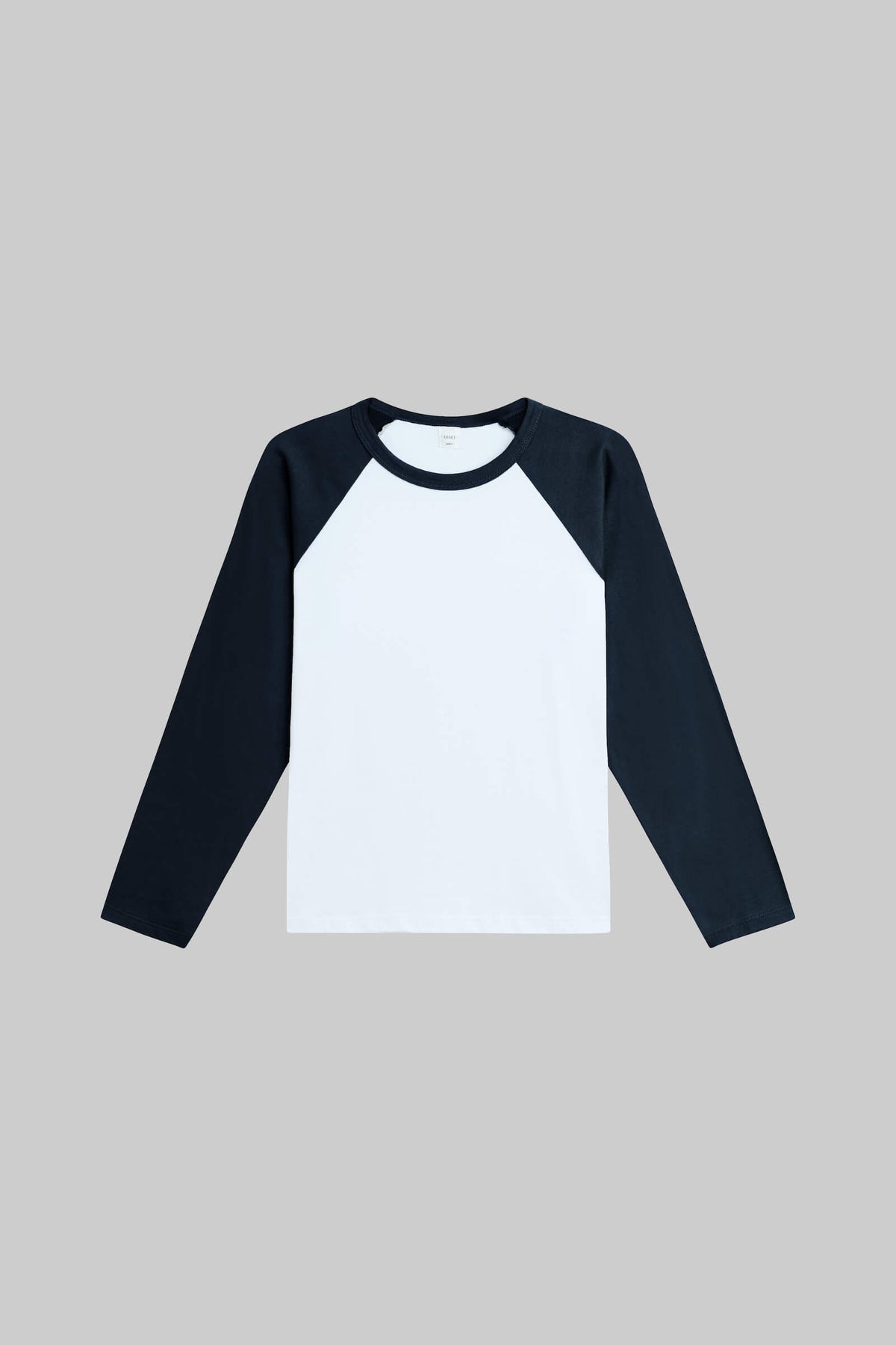 The Margo Long Sleeve Baseball Tee - White Midnight - Image 2