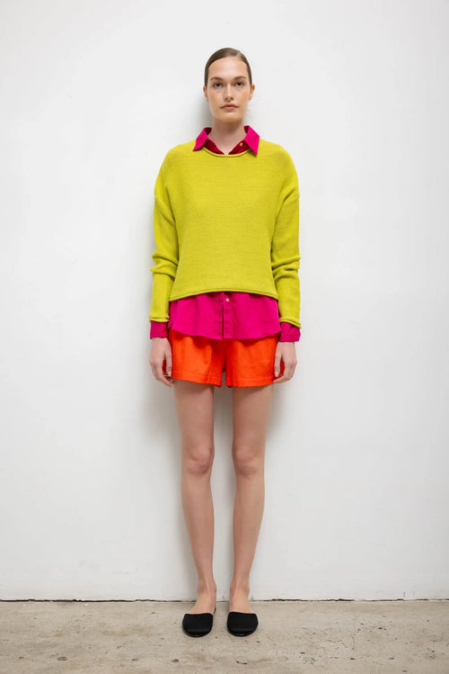 Mae Crewneck - Chartreuse - Image 3
