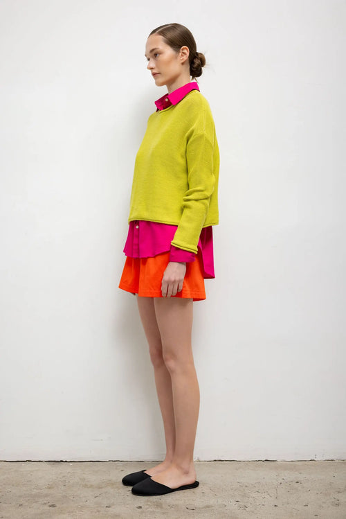Mae Crewneck - Chartreuse - Image 6