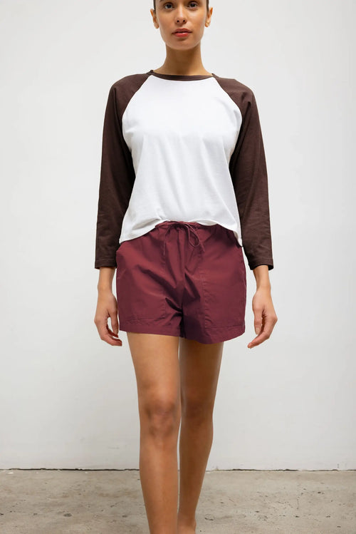 The Margo Long Sleeve Baseball Tee - White Chocolate - Image 5
