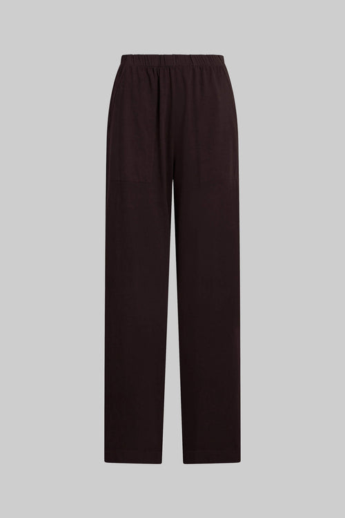 Margo Tapered Pocket Pant - Chocolate - Image 2