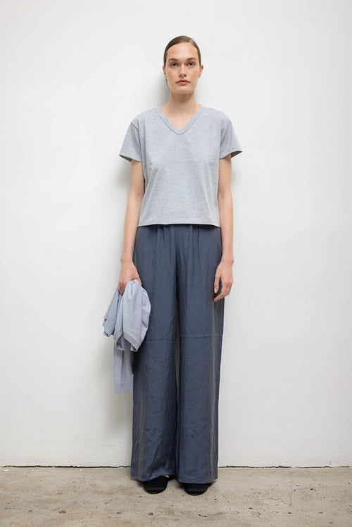 Margo V Neck - Heather Grey - Image 3