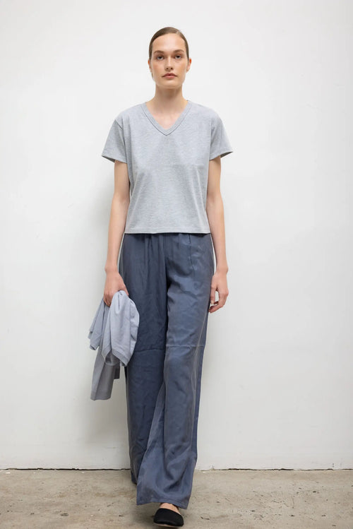 Margo V Neck - Heather Grey - Image 4