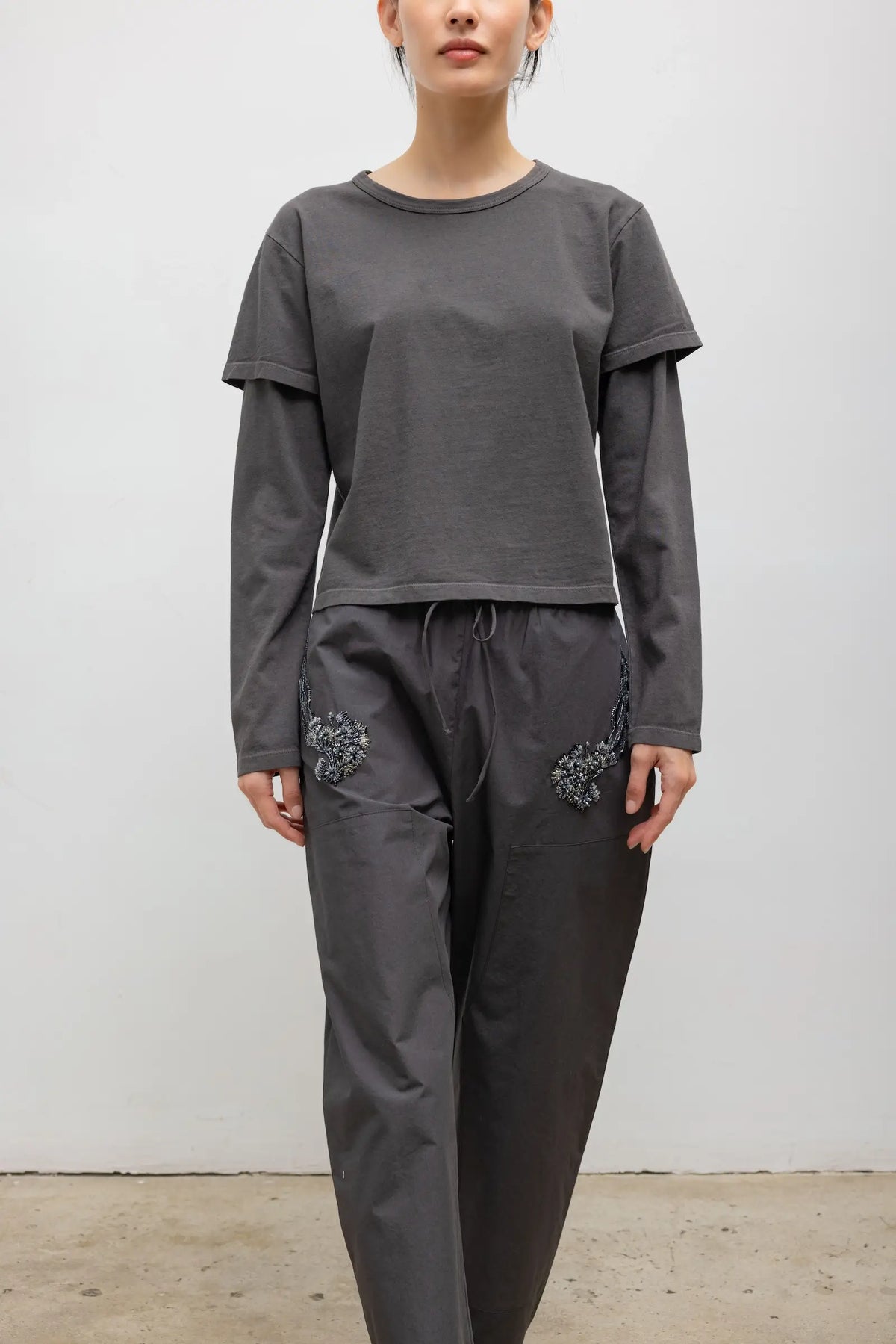 Margo Layered Long Sleeve - Slate - Image 5