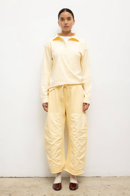 Margo Long Sleeve Polo - Butter - Image 3