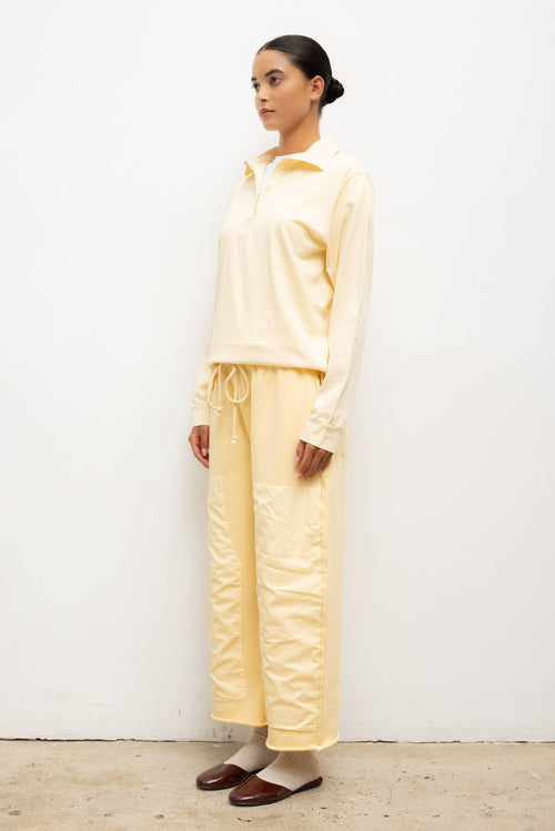 Margo Long Sleeve Polo - Butter - Image 4