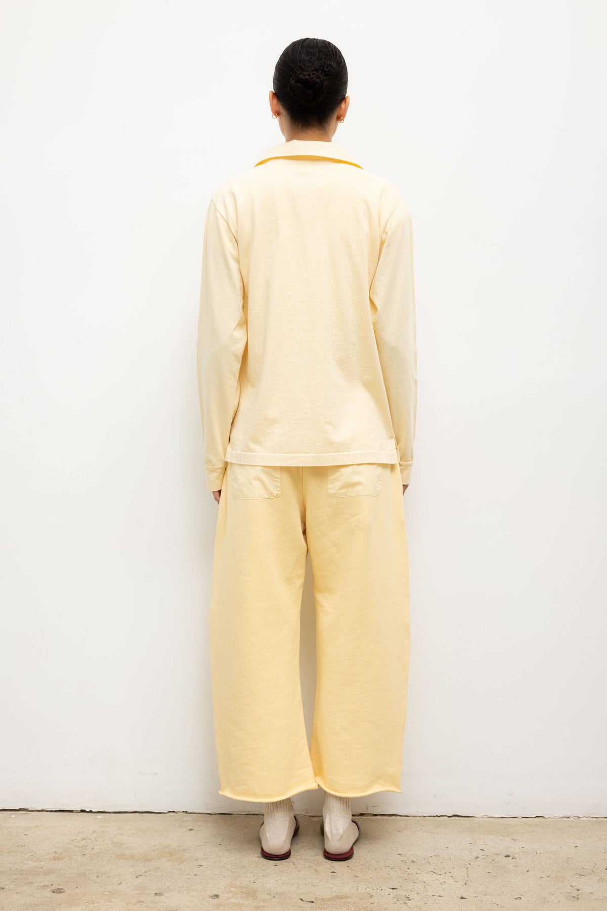 Margo Long Sleeve Polo - Butter - Image 5