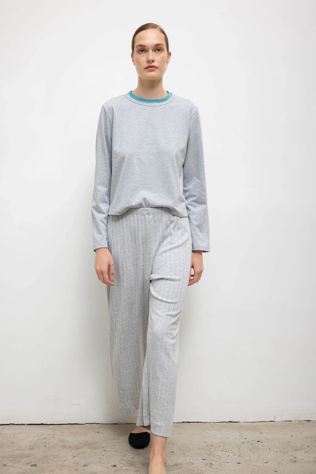 The Margo Long Sleeve - Heather Grey - Image 4