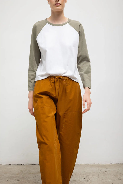 The Margo Long Sleeve Baseball Tee - White Cypress - Image 5