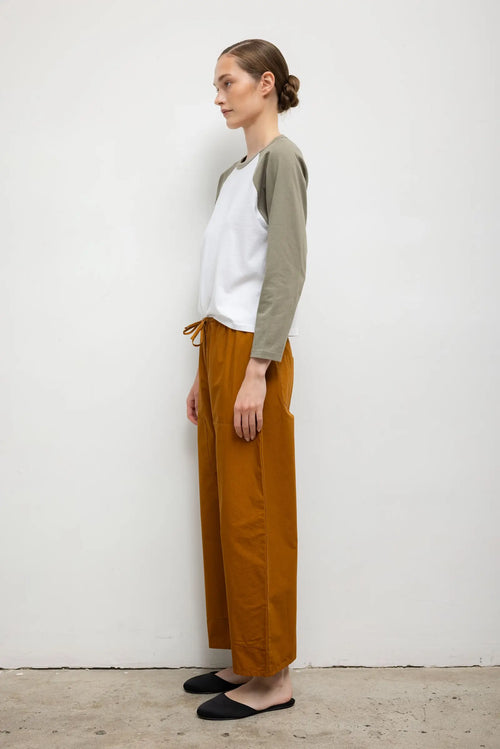 The Margo Long Sleeve Baseball Tee - White Cypress - Image 6