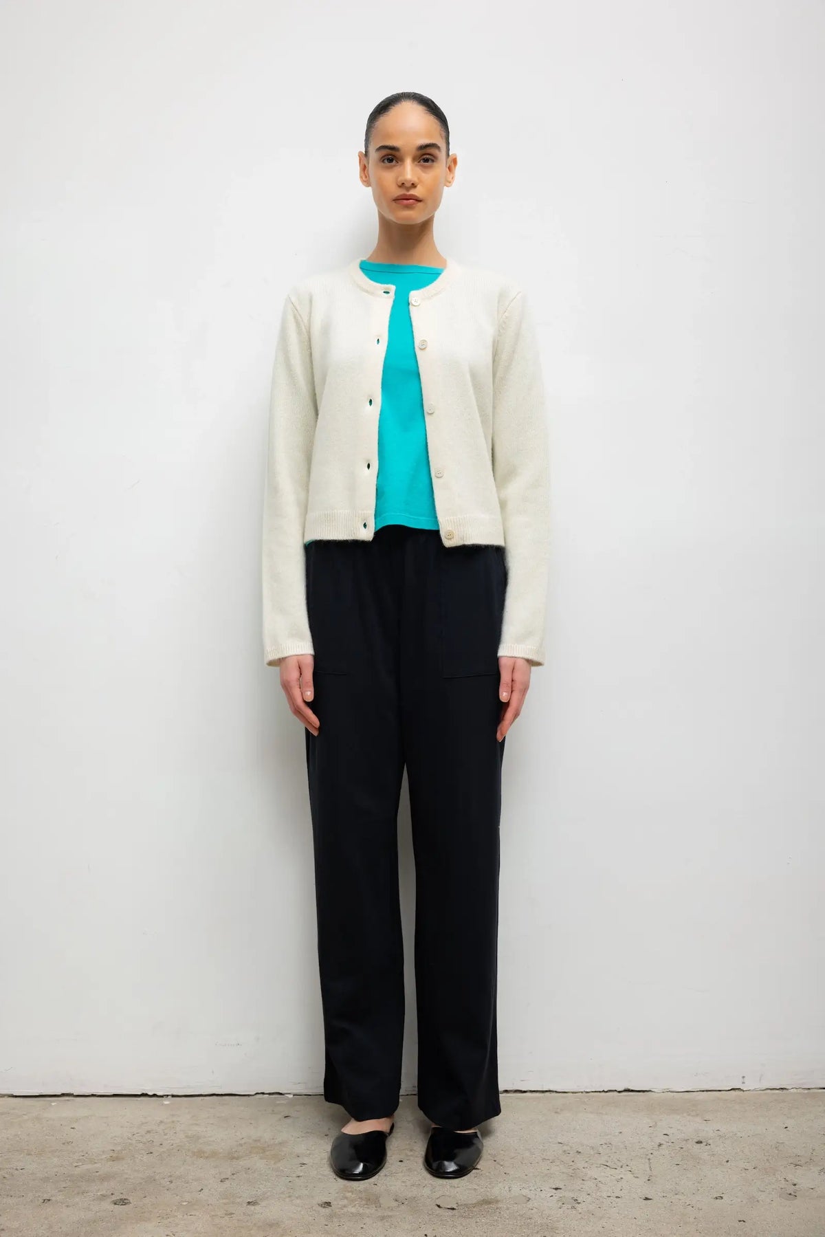 Margo Patch Pocket Pant - Black - Image 1