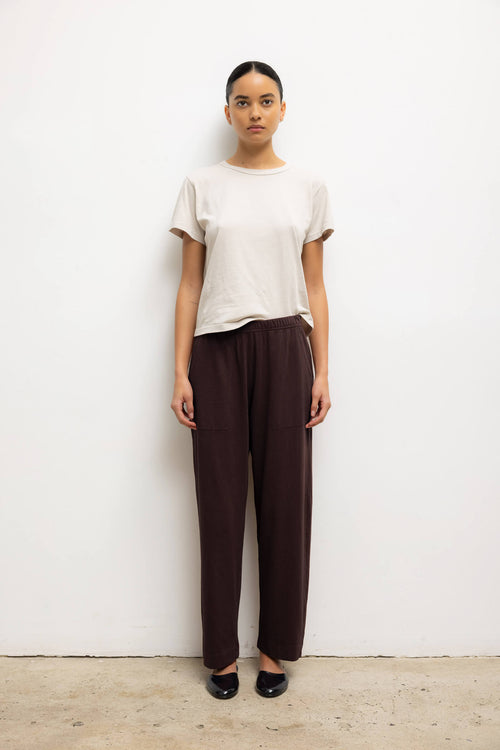Margo Tapered Pocket Pant - Chocolate - Image 1