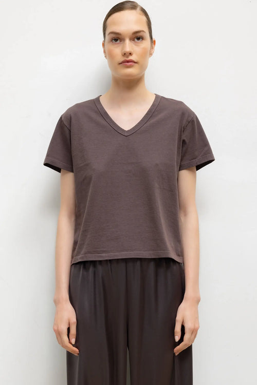 Margo V Neck - Gunmetal - Image 1