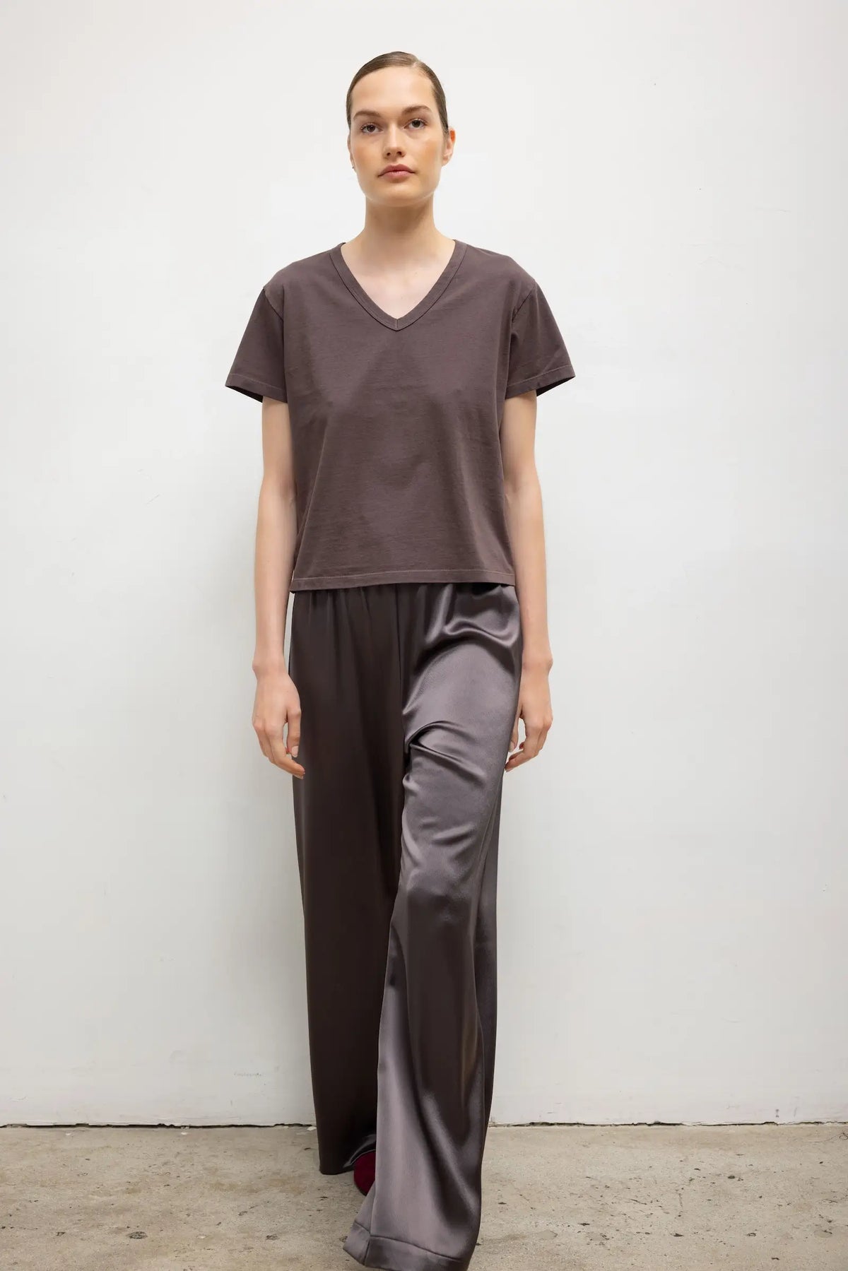 Margo V Neck - Gunmetal - Image 4