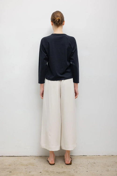 The Margo Long Sleeve Baseball Tee - Black - Image 7