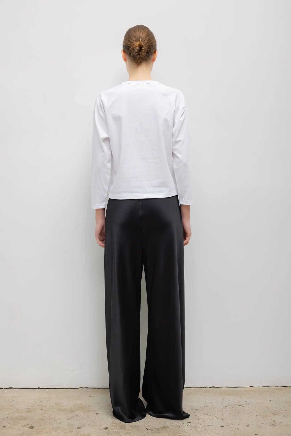 The Margo Long Sleeve Baseball Tee - White - Image 6