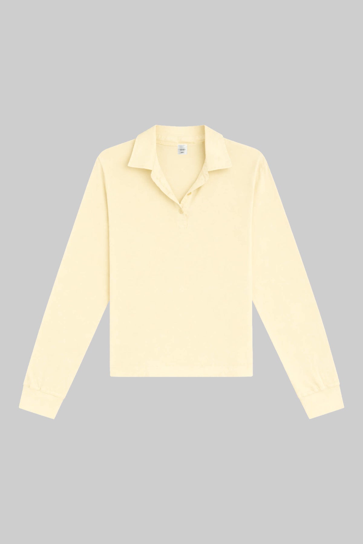 Margo Long Sleeve Polo - Butter - Image 2