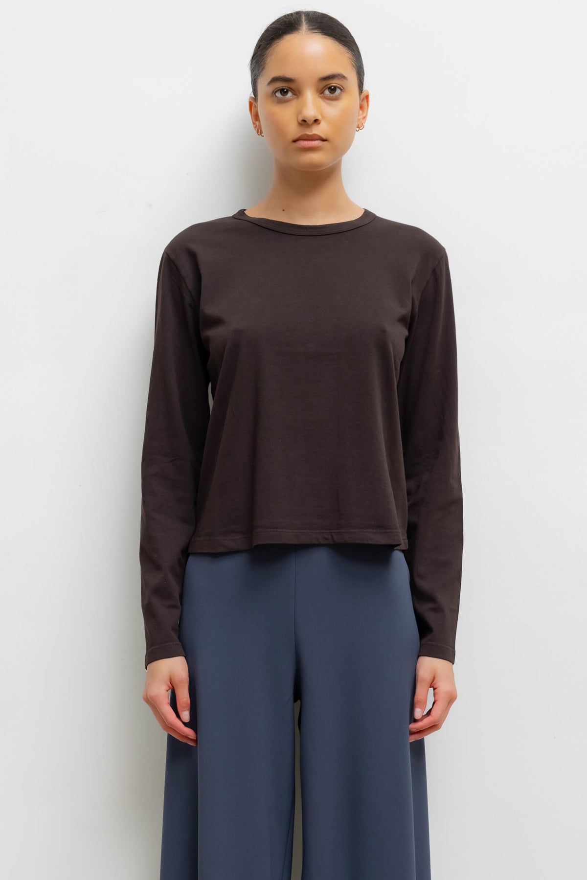 The Margo Long Sleeve - Chocolate - Image 1