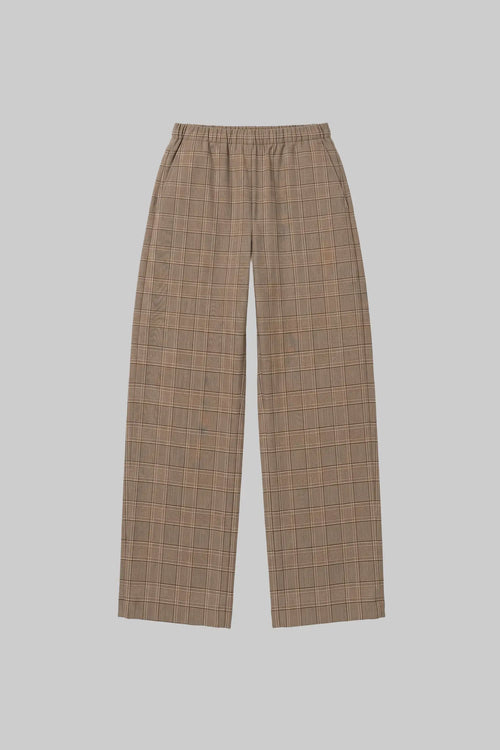 Mia Pocket Pant - Camel Plaid - Image 2