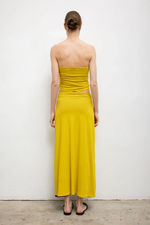 Milo Reversible Bandeau - Hickory Daffodil - Image 11
