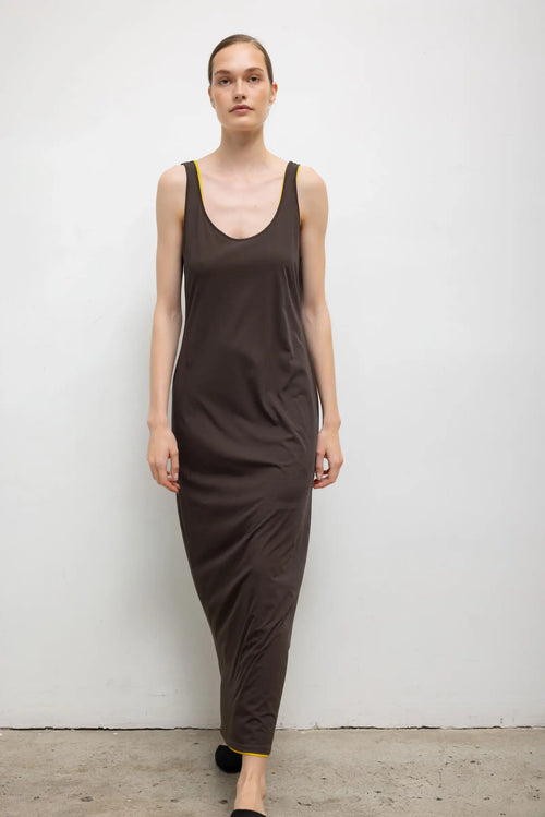Milo Scoop Tank Dress - Hickory - Image 3